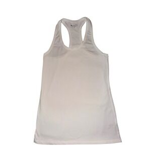 Athleta White Racerback Active Tank Top Women Small Yoga Running Gym Workout